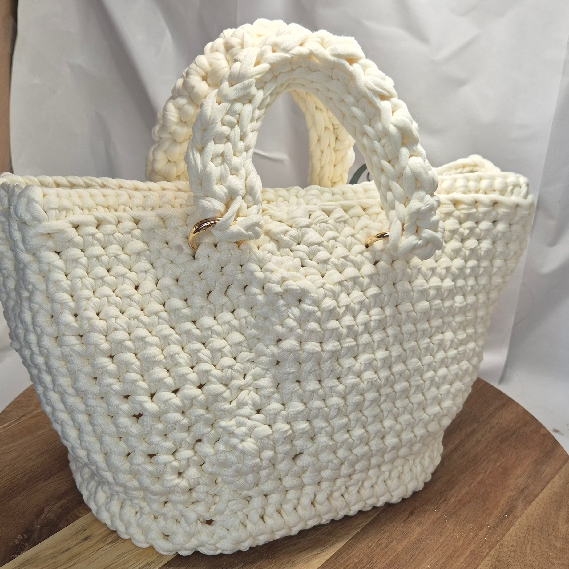 crochet bag THE SWAN