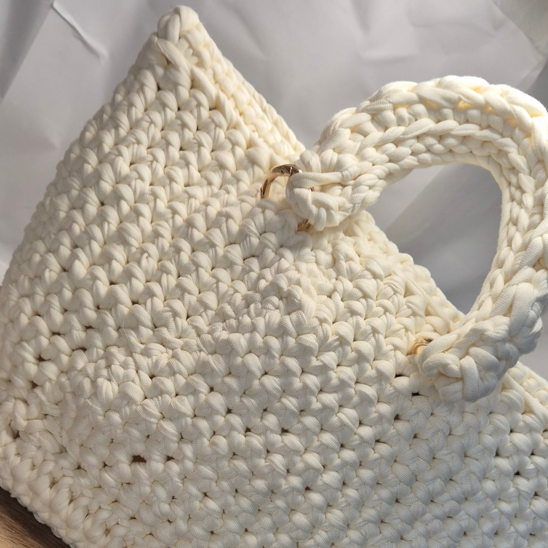 crochet bag THE SWAN