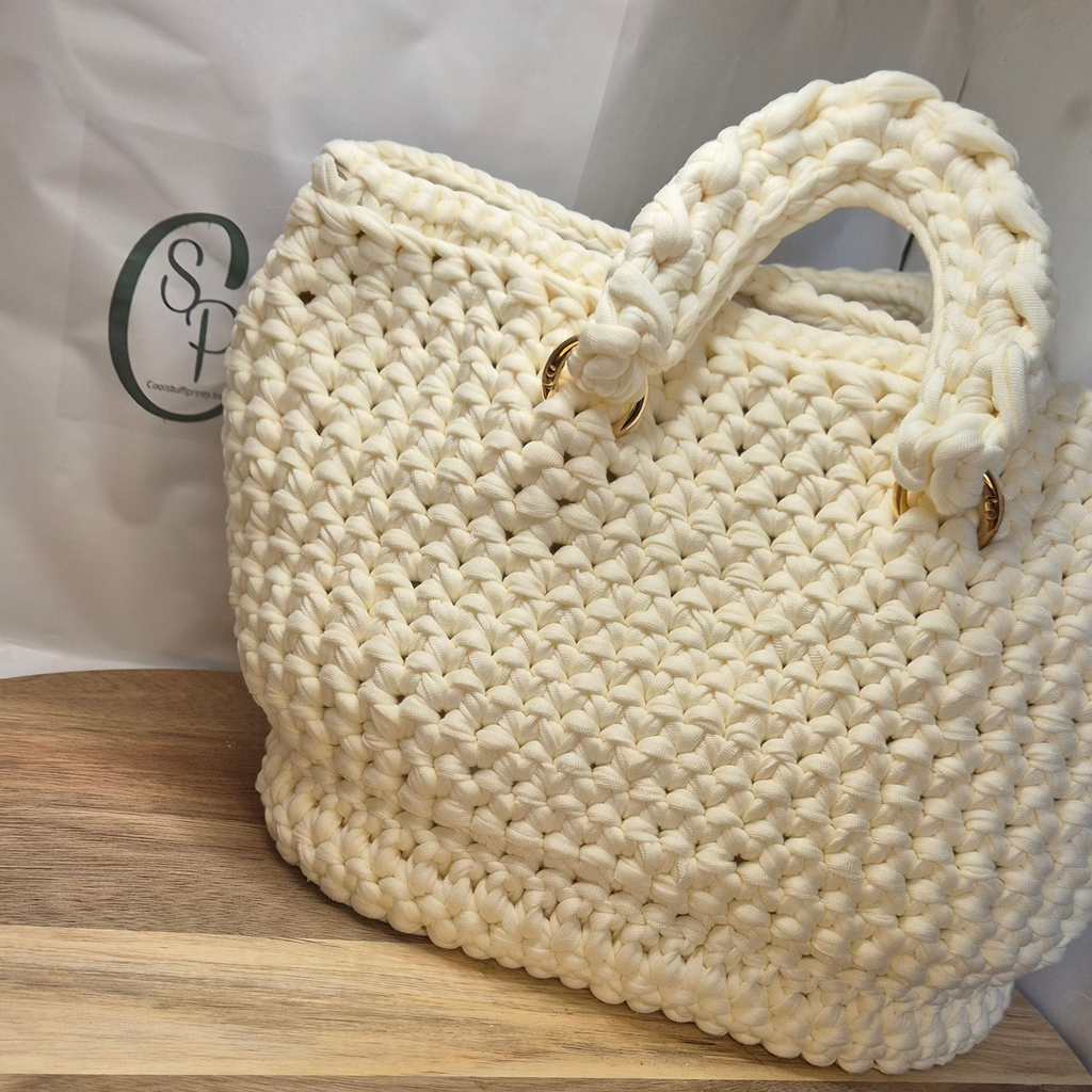 crochet bag THE SWAN