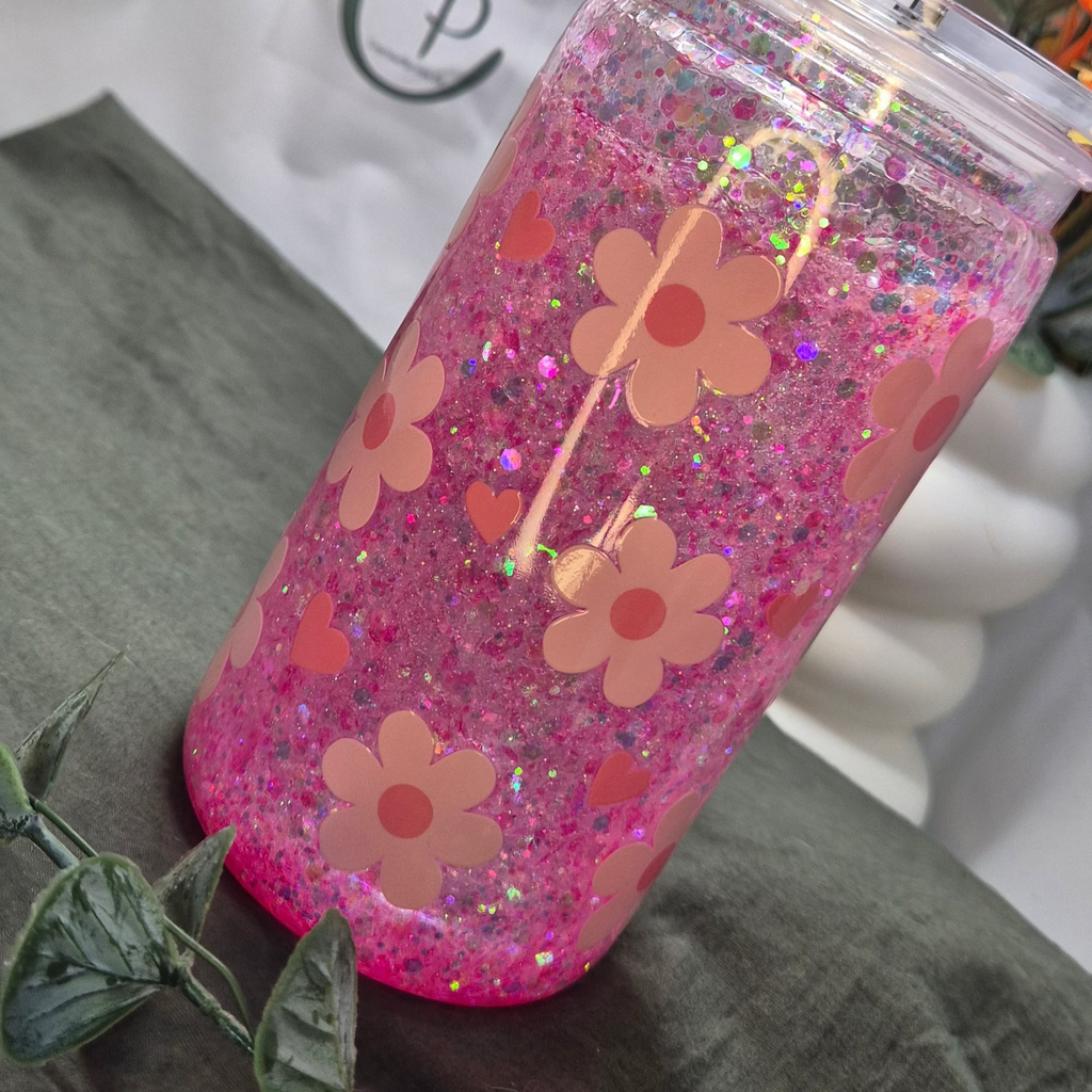 The Daisy Dream Glitter Tumbler (400ml)