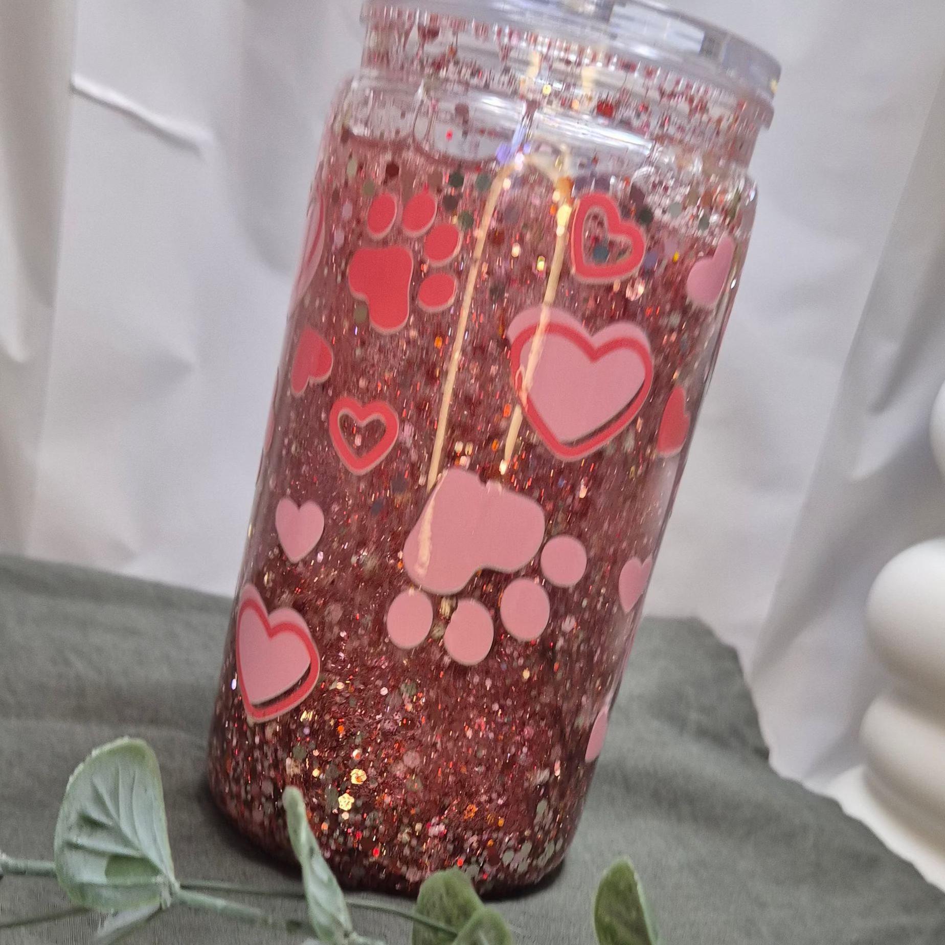 The Paw Print Love Tumbler (400ml)