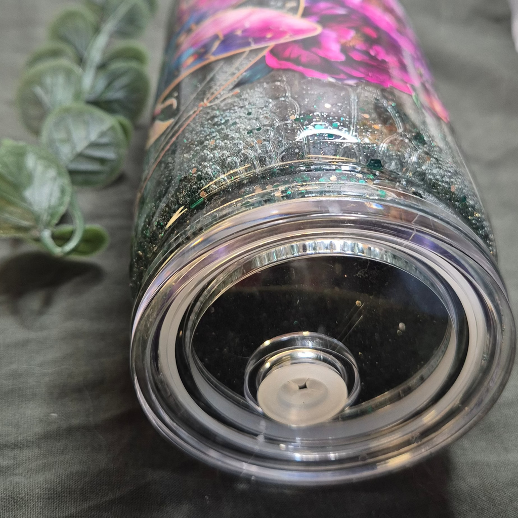 The Celestial Moth Glitter Tumbler (400ml)