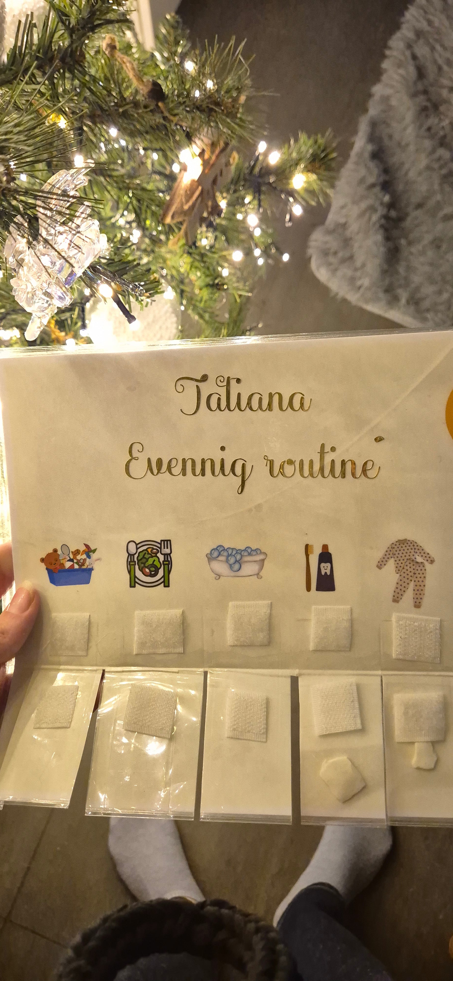 Visual Routine Chart for Kids: Build Independence & Peace morning and night.