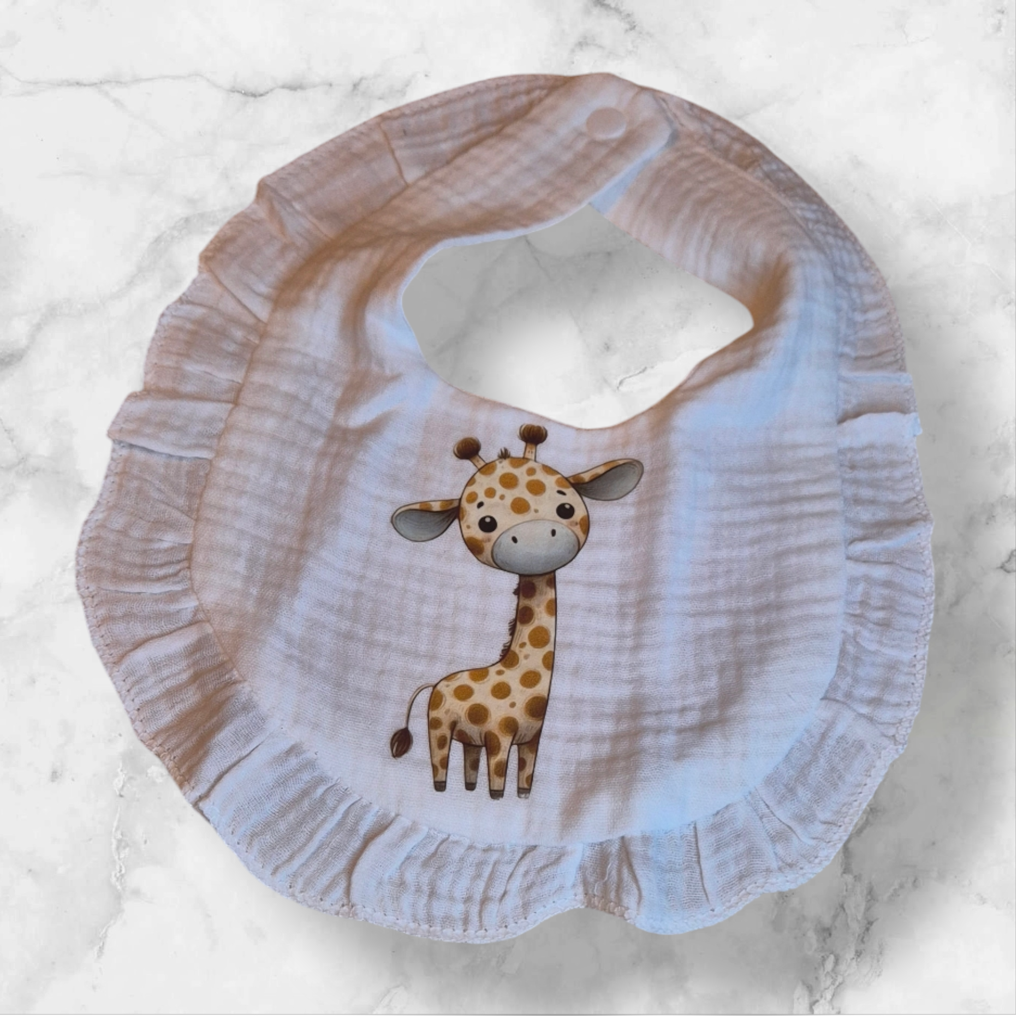 Cute Giraffe Baby Bib