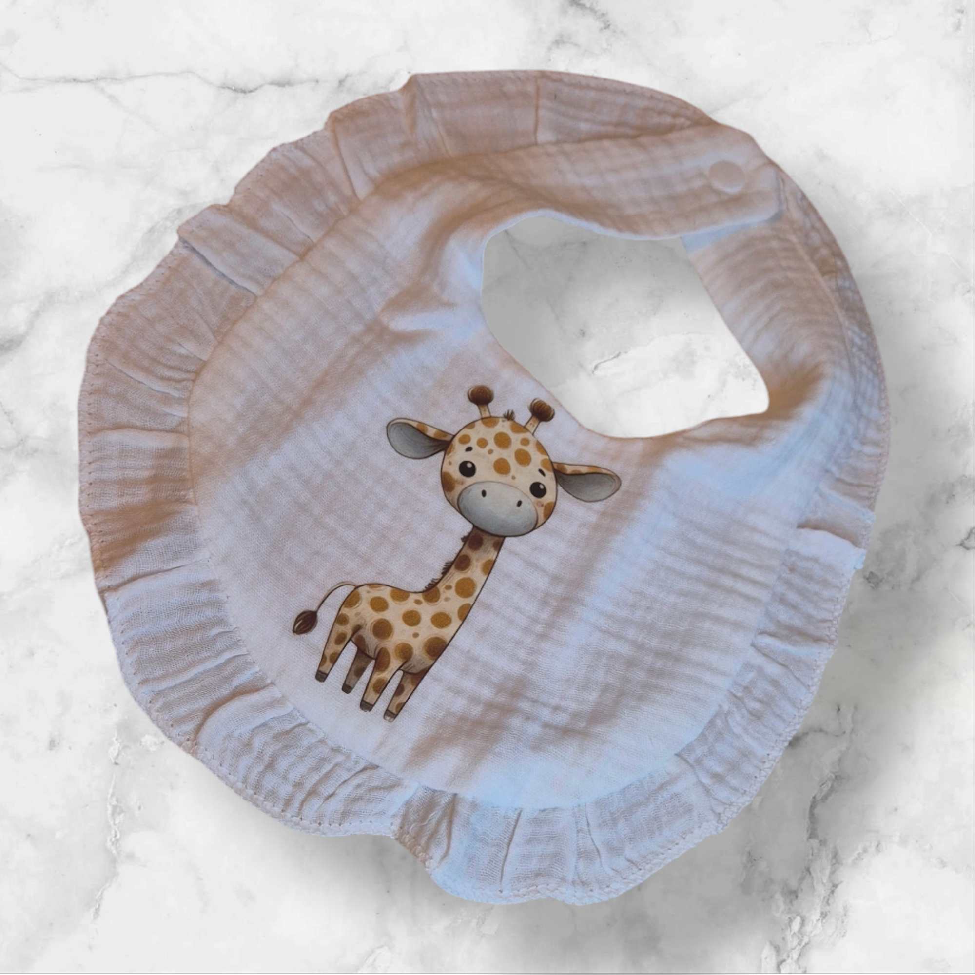 Cute Giraffe Baby Bib