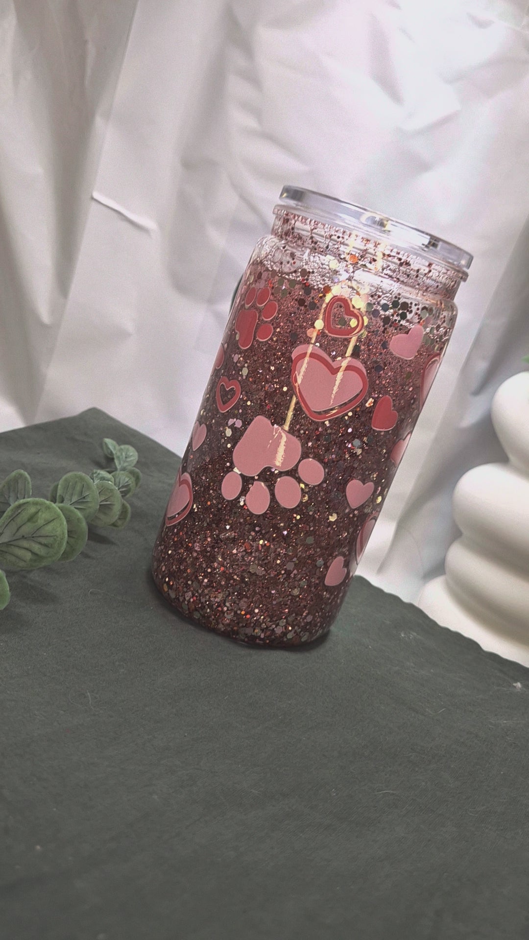 The Paw Print Love Tumbler (400ml)