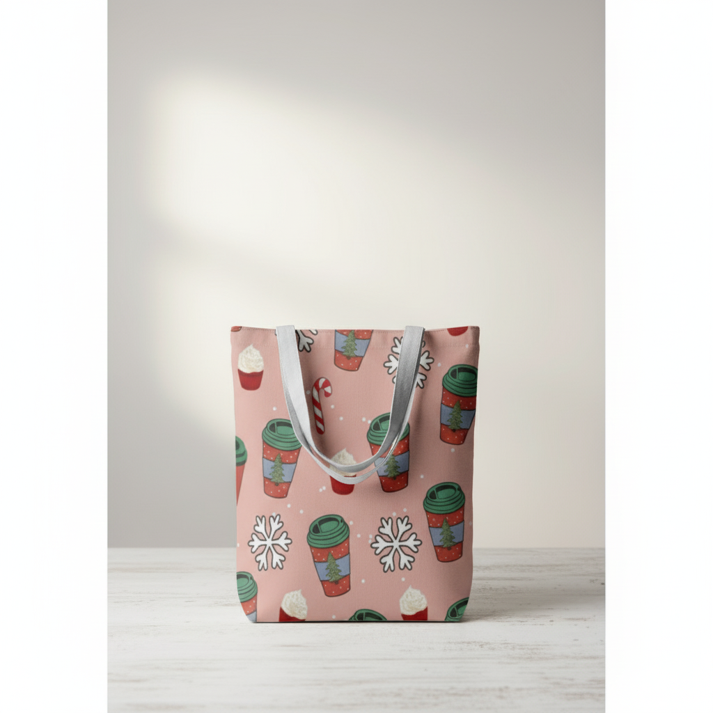 Tote bag christmas cup