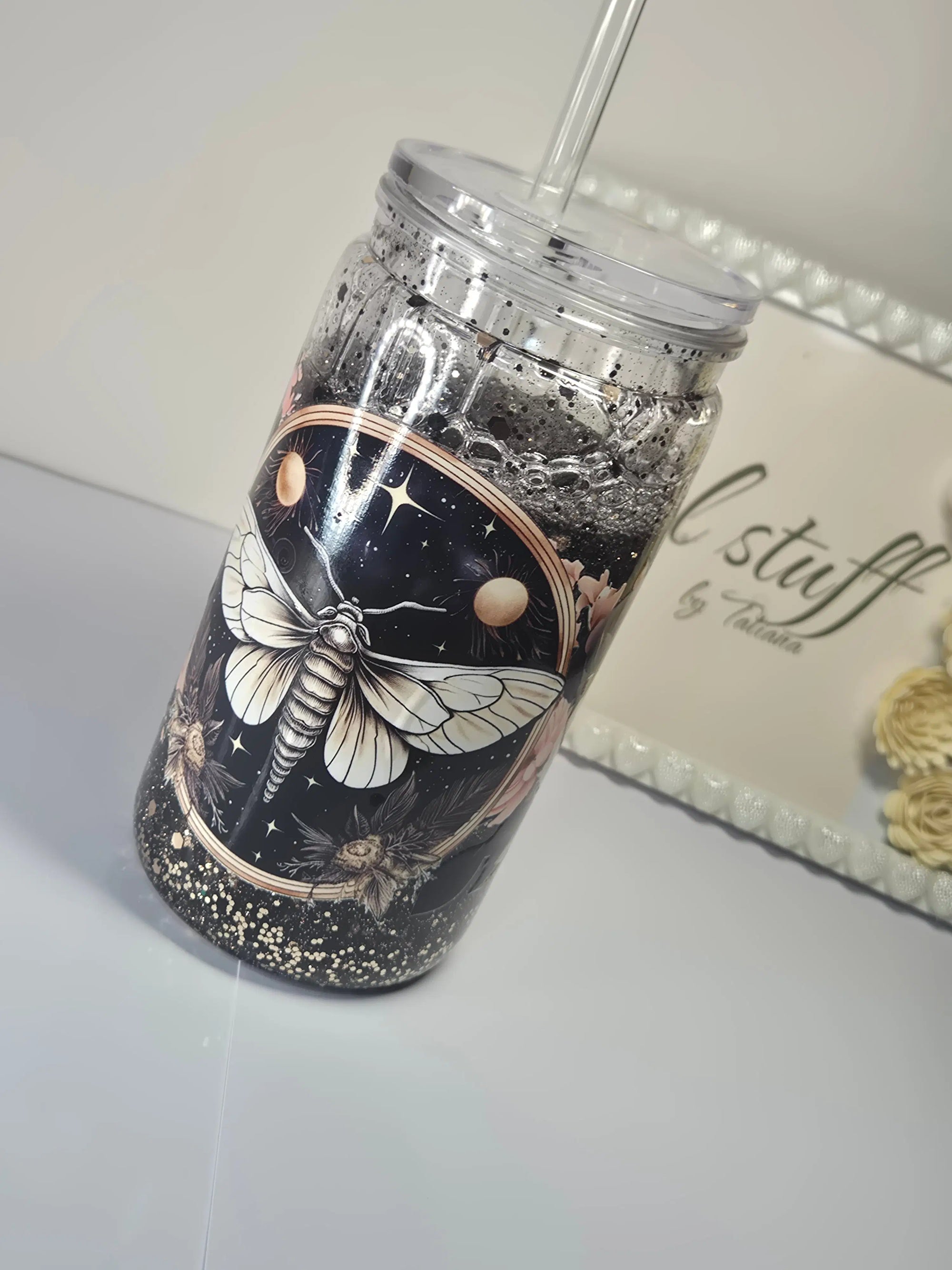 The Dark Romance Glitter Tumbler (400ml)