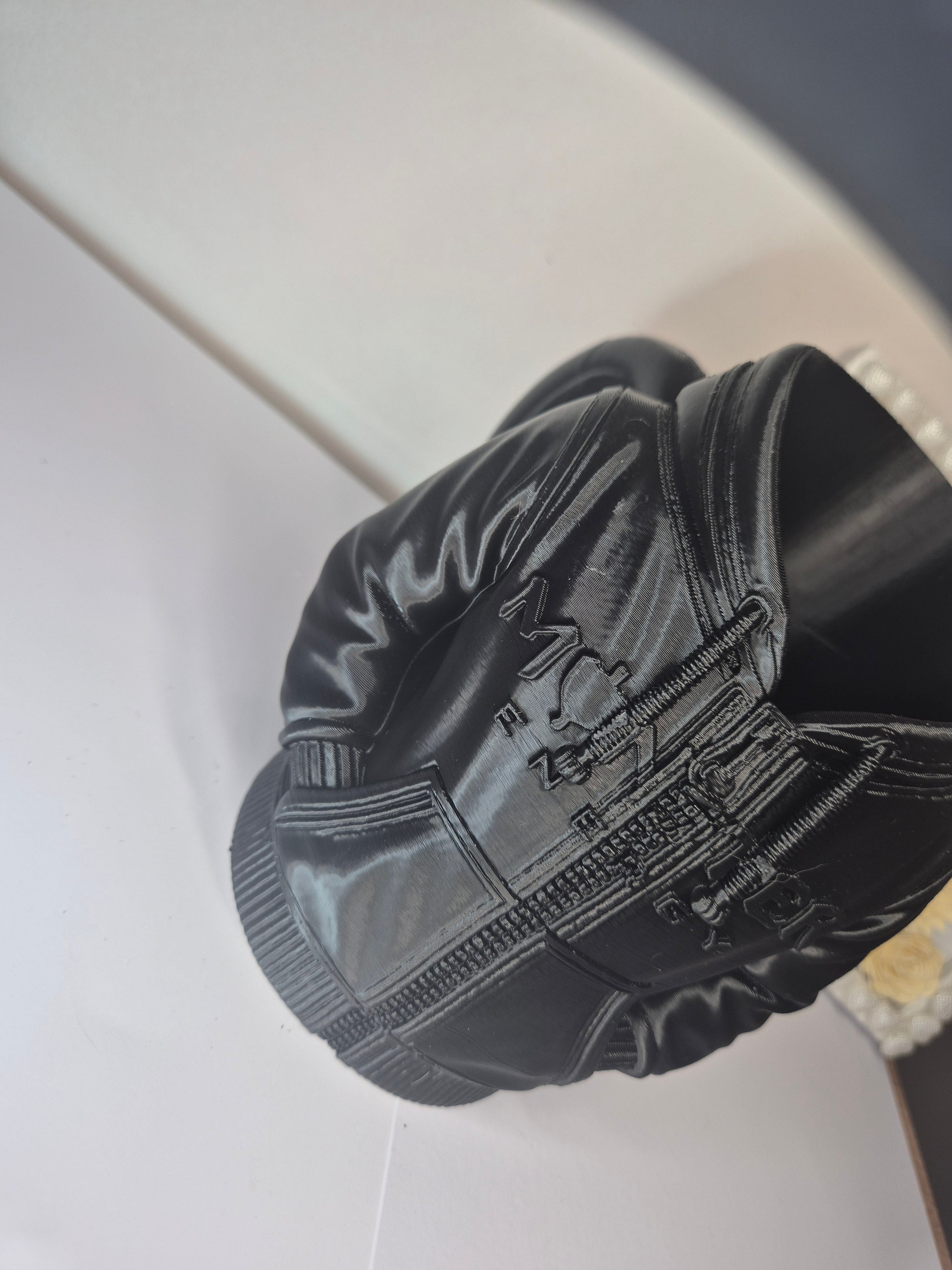 3D Printed Jacket Can Holder Black Hoodie