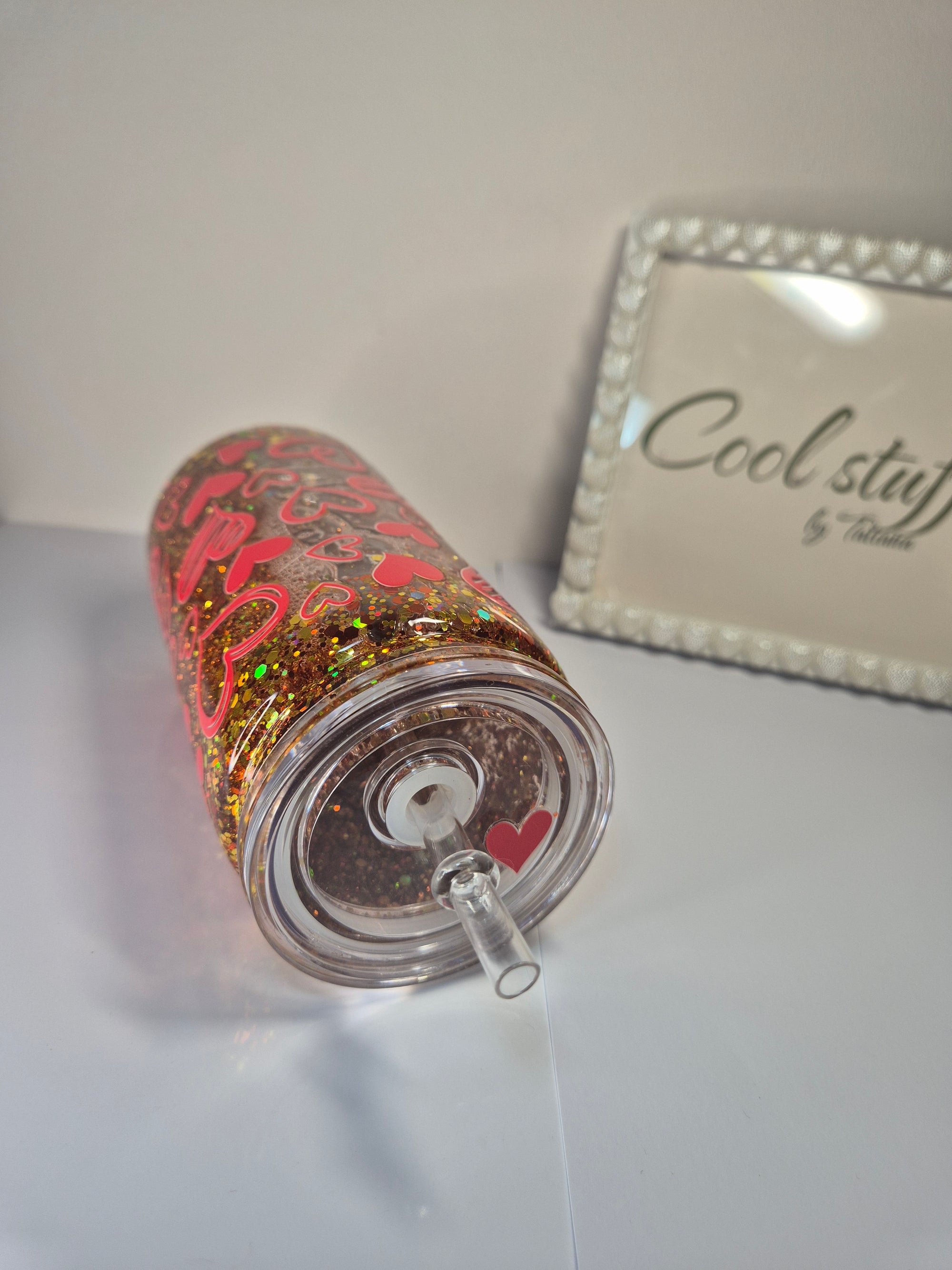 The Heartbeat Glitter Tumbler (400ml)