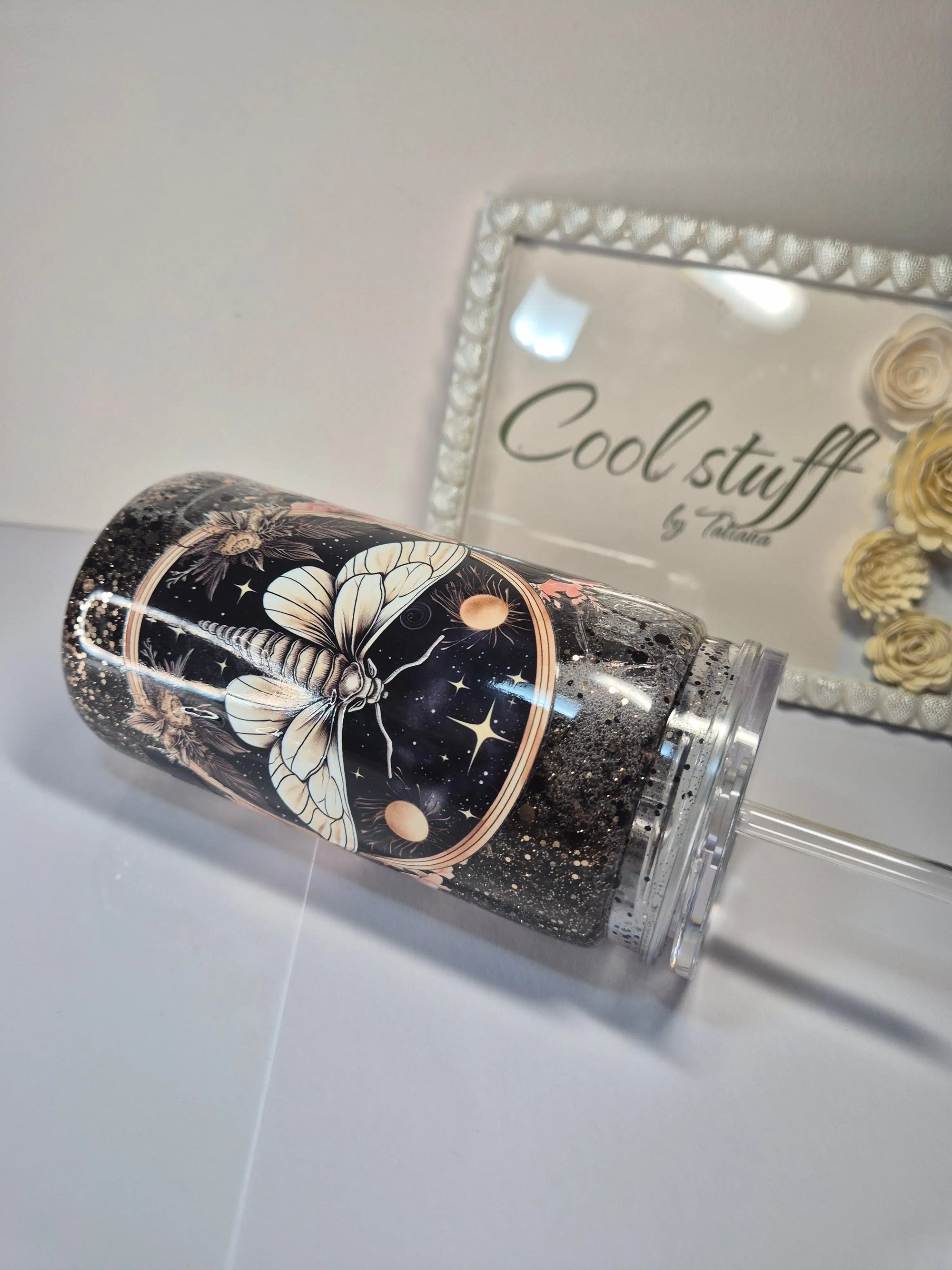 The Dark Romance Glitter Tumbler (400ml)