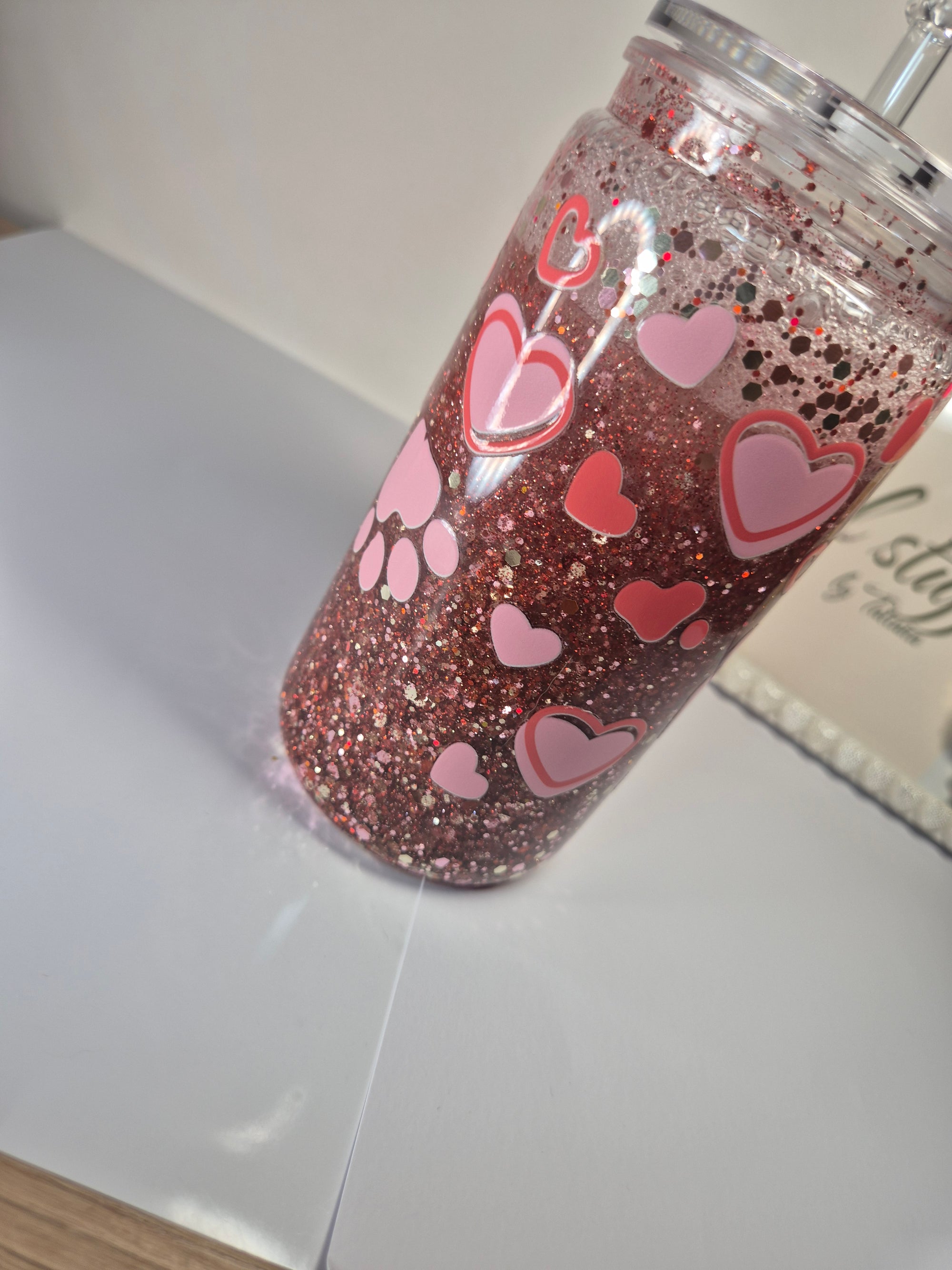 The Paw Print Love Tumbler (400ml)