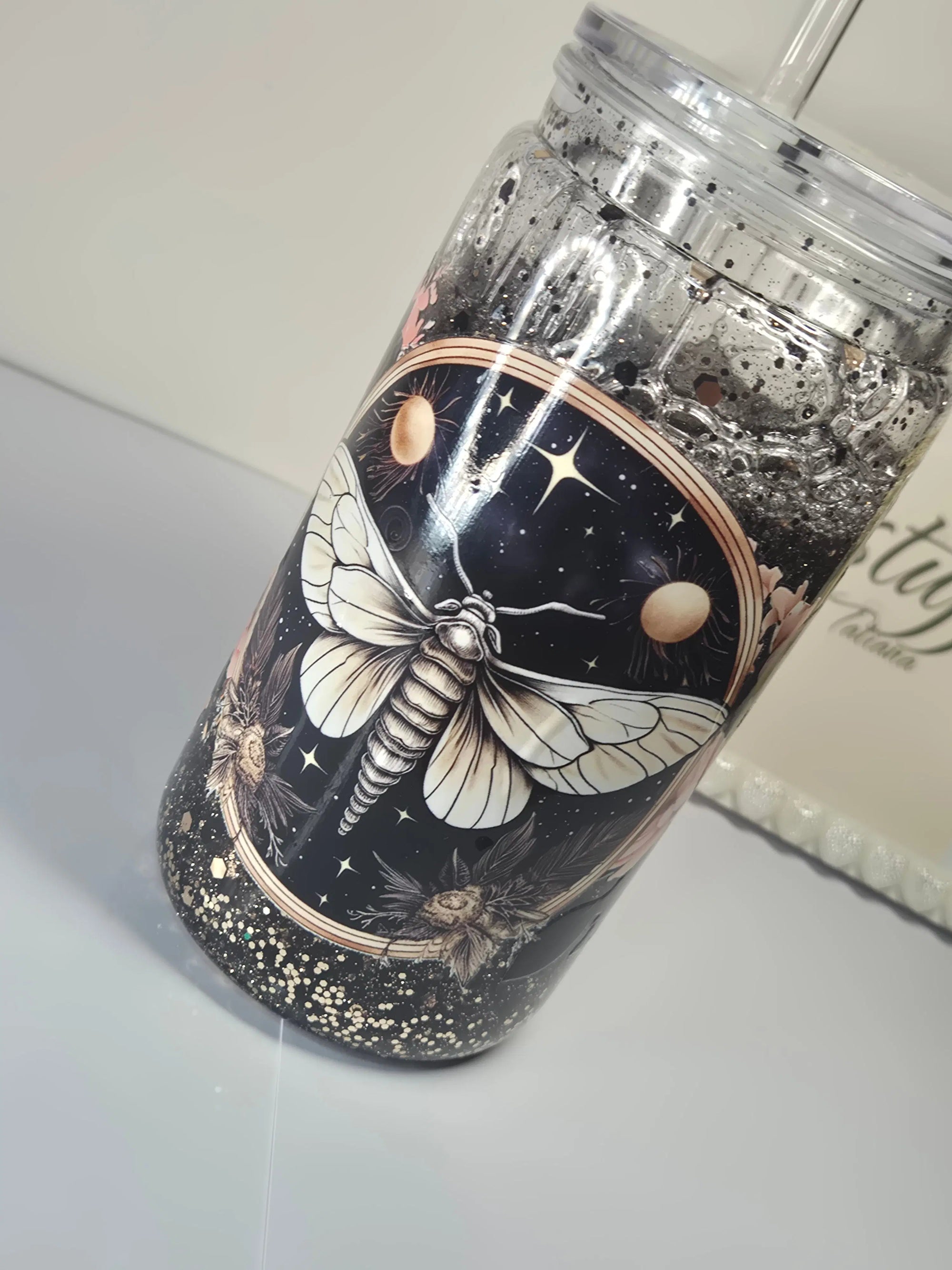 The Dark Romance Glitter Tumbler (400ml)